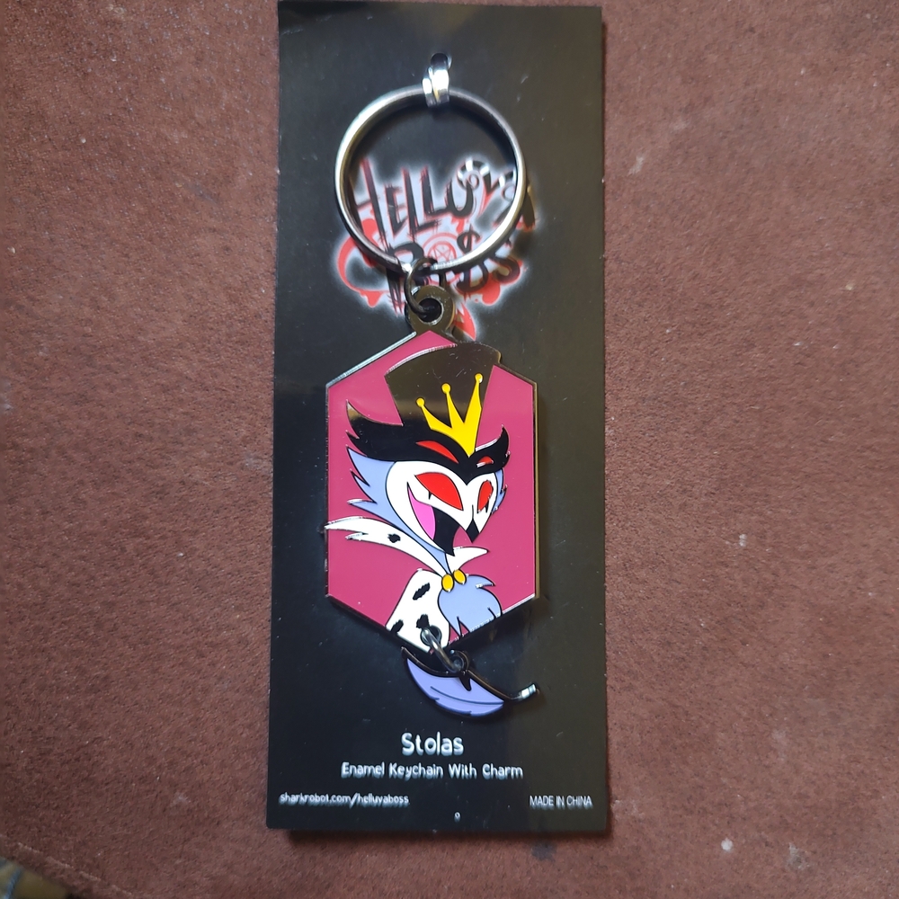 Sharkrobot Stolas Enamel Keychain With Charm